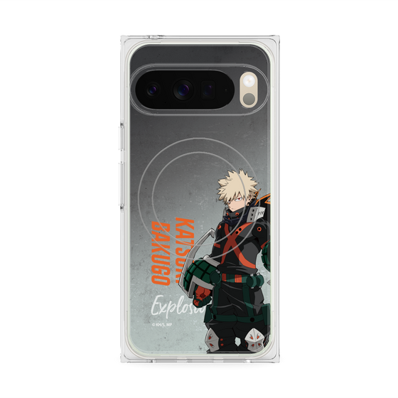 プレミアムスクエアケース with Pixelsnap［ 僕のヒーローアカデミア - 立ち絵 - 爆豪 勝己 ］