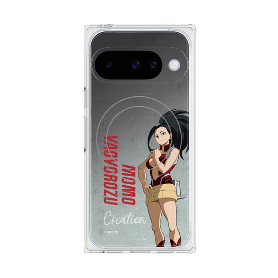 プレミアムスクエアケース with Pixelsnap［ 僕のヒーローアカデミア - 立ち絵 - 八百万 百 ］