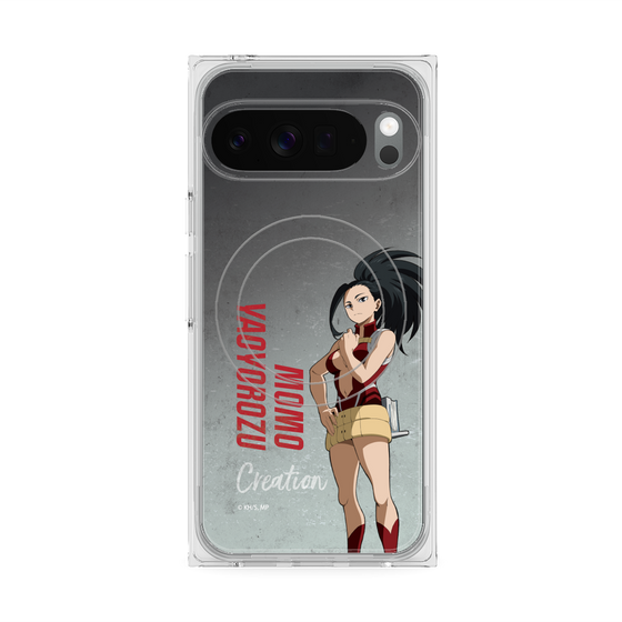 プレミアムスクエアケース with Pixelsnap［ 僕のヒーローアカデミア - 立ち絵 - 八百万 百 ］