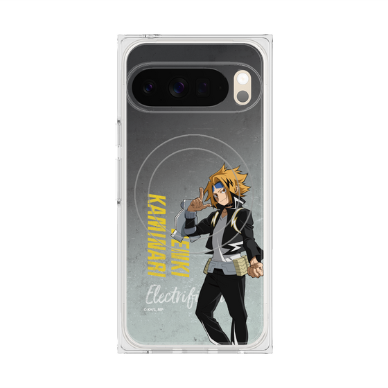 プレミアムスクエアケース with Pixelsnap［ 僕のヒーローアカデミア - 立ち絵 - 上鳴 電気 ］