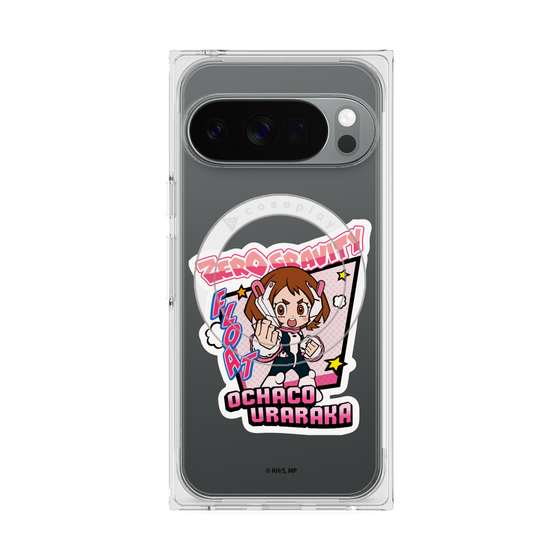 プレミアムスクエアケース with Pixelsnap［ 僕のヒーローアカデミア - ミニキャラ - 麗日 お茶子 ］