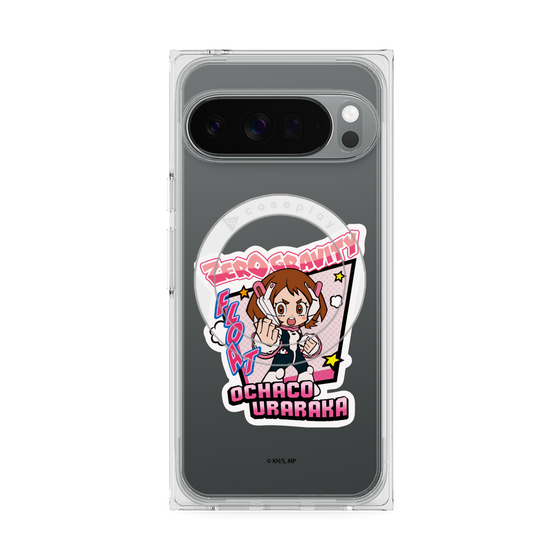 プレミアムスクエアケース with Pixelsnap［ 僕のヒーローアカデミア - ミニキャラ - 麗日 お茶子 ］