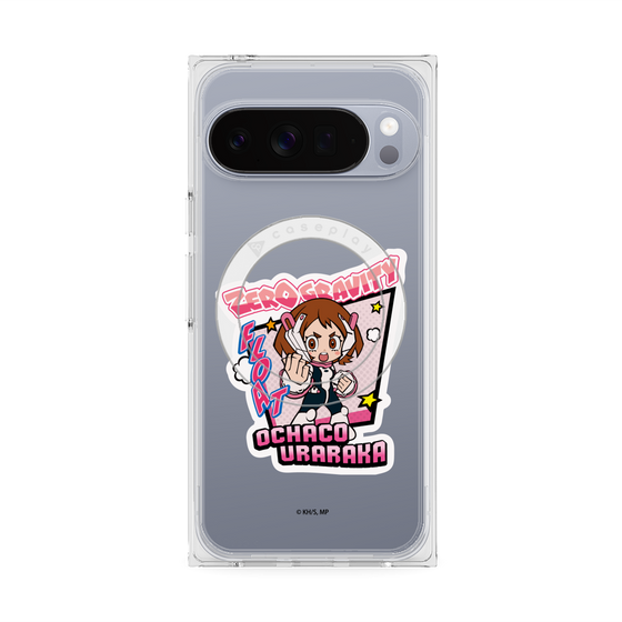 プレミアムスクエアケース with Pixelsnap［ 僕のヒーローアカデミア - ミニキャラ - 麗日 お茶子 ］