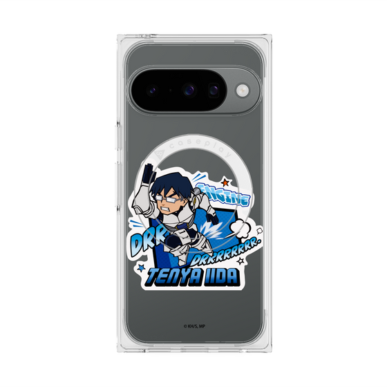 プレミアムスクエアケース with Pixelsnap［ 僕のヒーローアカデミア - ミニキャラ - 飯田 天哉 ］