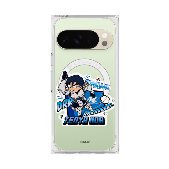 プレミアムスクエアケース with Pixelsnap［ 僕のヒーローアカデミア - ミニキャラ - 飯田 天哉 ］