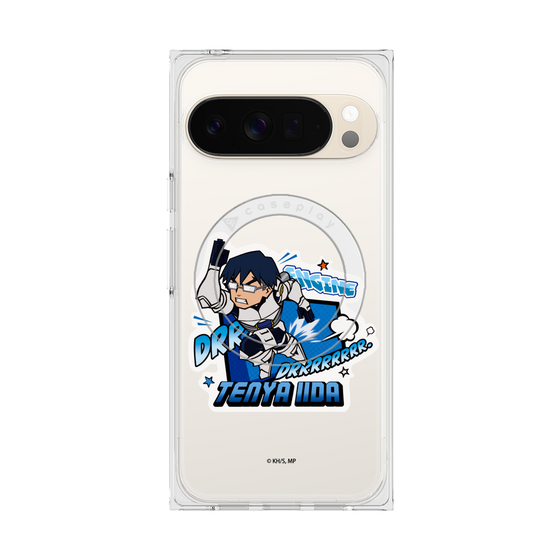 プレミアムスクエアケース with Pixelsnap［ 僕のヒーローアカデミア - ミニキャラ - 飯田 天哉 ］