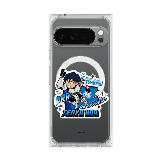 プレミアムスクエアケース with Pixelsnap［ 僕のヒーローアカデミア - ミニキャラ - 飯田 天哉 ］