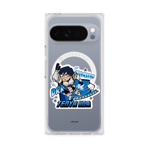 プレミアムスクエアケース with Pixelsnap［ 僕のヒーローアカデミア - ミニキャラ - 飯田 天哉 ］