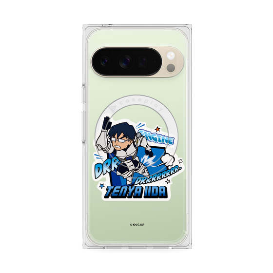 プレミアムスクエアケース with Pixelsnap［ 僕のヒーローアカデミア - ミニキャラ - 飯田 天哉 ］