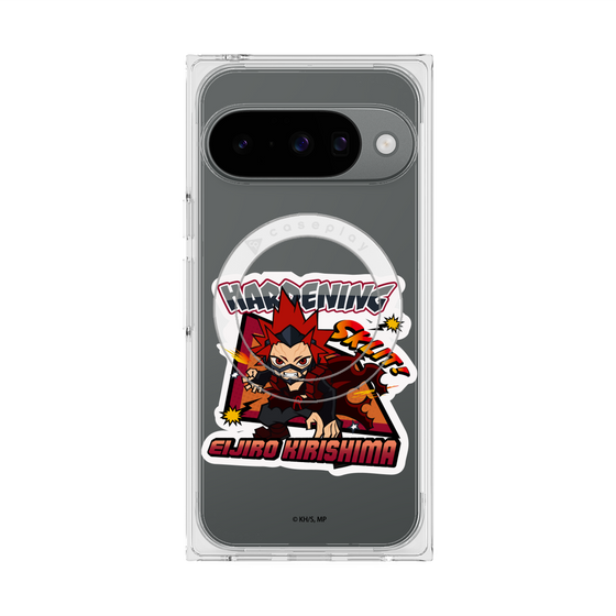 プレミアムスクエアケース with Pixelsnap［ 僕のヒーローアカデミア - ミニキャラ - 切島 鋭児郎 ］