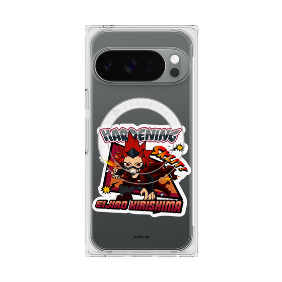 プレミアムスクエアケース with Pixelsnap［ 僕のヒーローアカデミア - ミニキャラ - 切島 鋭児郎 ］