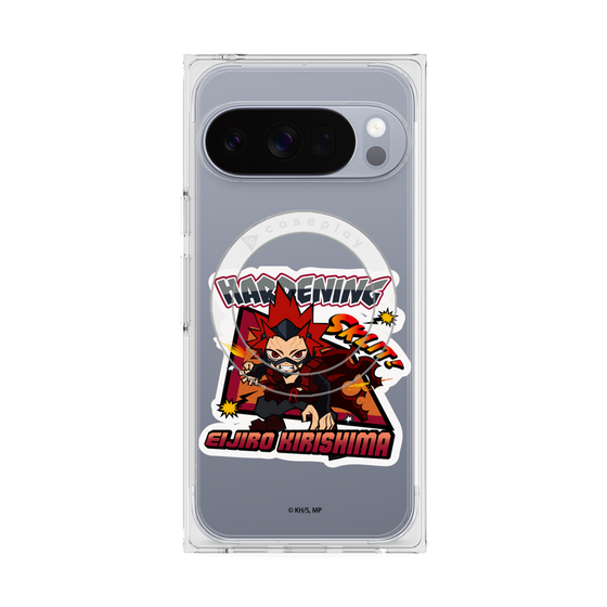 プレミアムスクエアケース with Pixelsnap［ 僕のヒーローアカデミア - ミニキャラ - 切島 鋭児郎 ］