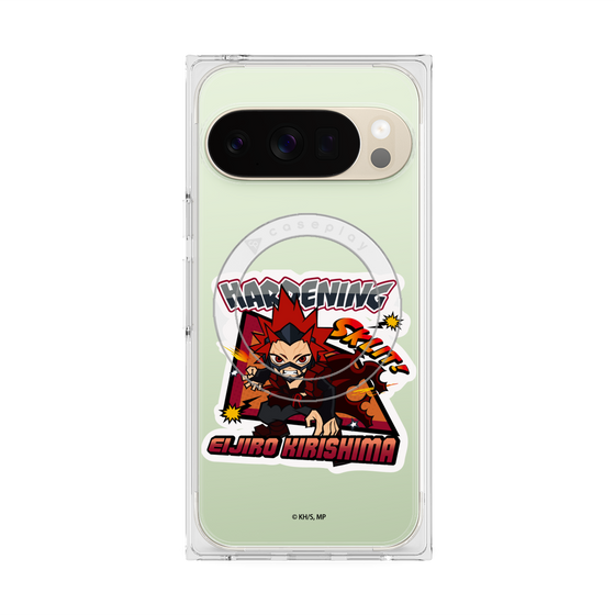 プレミアムスクエアケース with Pixelsnap［ 僕のヒーローアカデミア - ミニキャラ - 切島 鋭児郎 ］