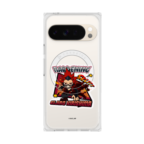 プレミアムスクエアケース with Pixelsnap［ 僕のヒーローアカデミア - ミニキャラ - 切島 鋭児郎 ］