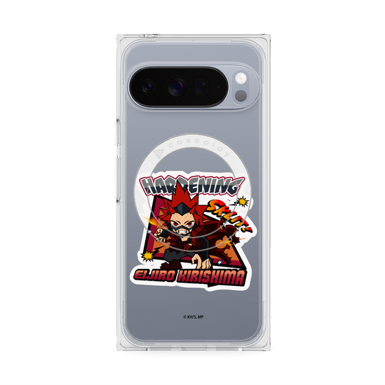 プレミアムスクエアケース with Pixelsnap［ 僕のヒーローアカデミア - ミニキャラ - 切島 鋭児郎 ］