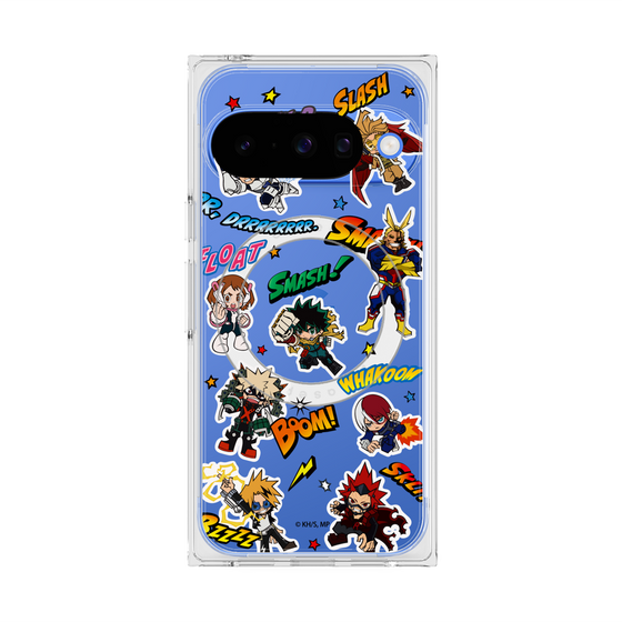 プレミアムスクエアケース with Pixelsnap［ 僕のヒーローアカデミア - アメコミ ］