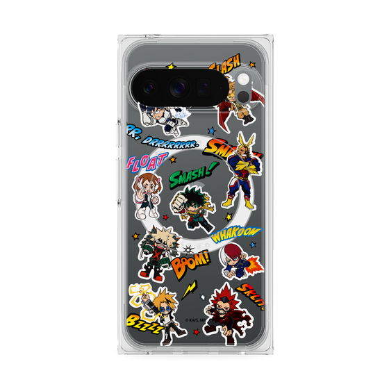 プレミアムスクエアケース with Pixelsnap［ 僕のヒーローアカデミア - アメコミ ］