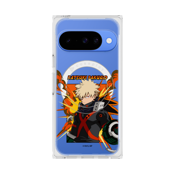 プレミアムスクエアケース with Pixelsnap［ 僕のヒーローアカデミア - ポップ - 爆豪 勝己 ］