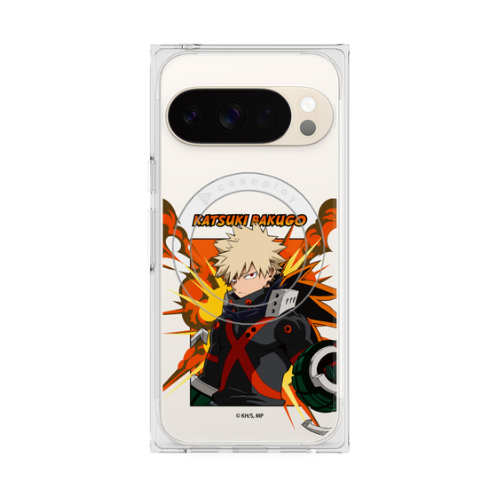 プレミアムスクエアケース with Pixelsnap［ 僕のヒーローアカデミア - ポップ - 爆豪 勝己 ］