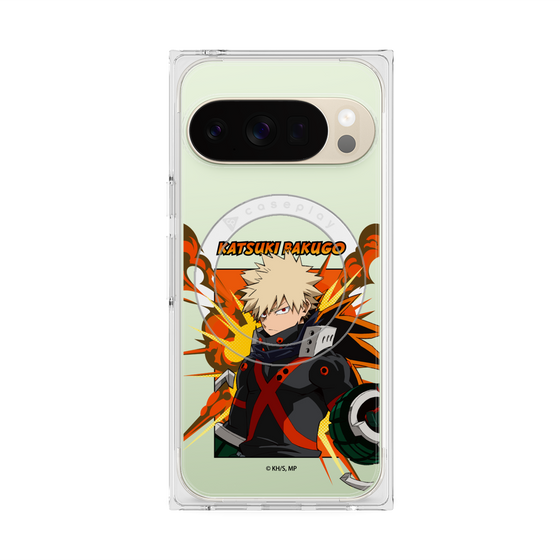 プレミアムスクエアケース with Pixelsnap［ 僕のヒーローアカデミア - ポップ - 爆豪 勝己 ］