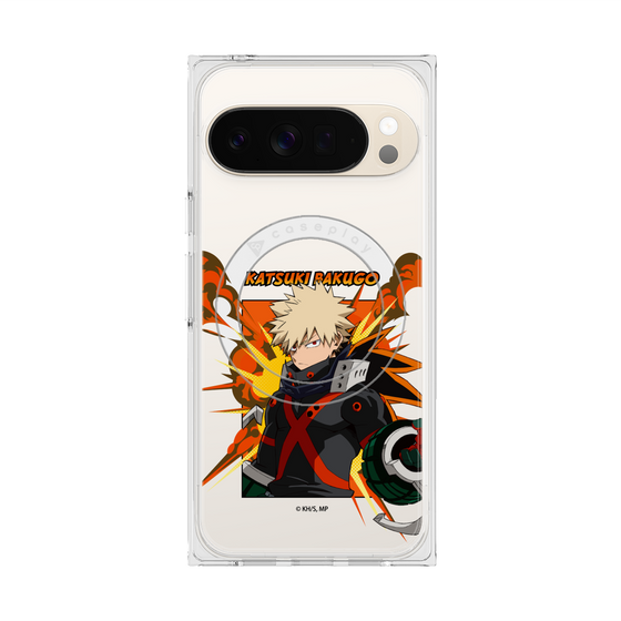 プレミアムスクエアケース with Pixelsnap［ 僕のヒーローアカデミア - ポップ - 爆豪 勝己 ］