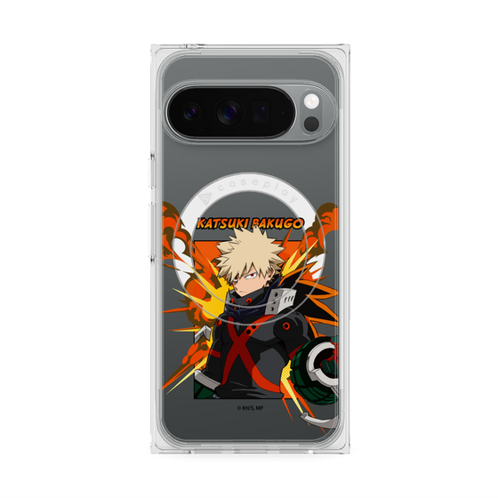 プレミアムスクエアケース with Pixelsnap［ 僕のヒーローアカデミア - ポップ - 爆豪 勝己 ］