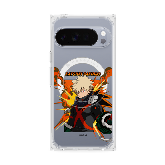 プレミアムスクエアケース with Pixelsnap［ 僕のヒーローアカデミア - ポップ - 爆豪 勝己 ］