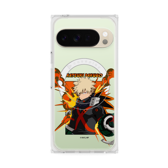 プレミアムスクエアケース with Pixelsnap［ 僕のヒーローアカデミア - ポップ - 爆豪 勝己 ］