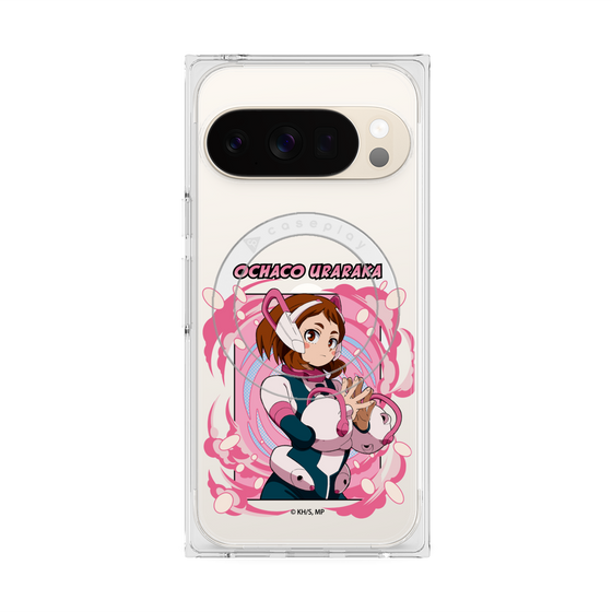 プレミアムスクエアケース with Pixelsnap［ 僕のヒーローアカデミア - ポップ - 麗日 お茶子 ］