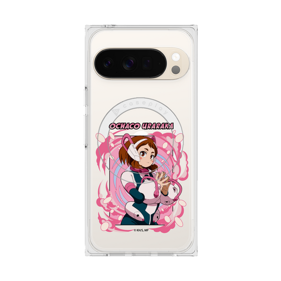 プレミアムスクエアケース with Pixelsnap［ 僕のヒーローアカデミア - ポップ - 麗日 お茶子 ］