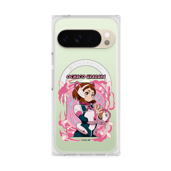 プレミアムスクエアケース with Pixelsnap［ 僕のヒーローアカデミア - ポップ - 麗日 お茶子 ］