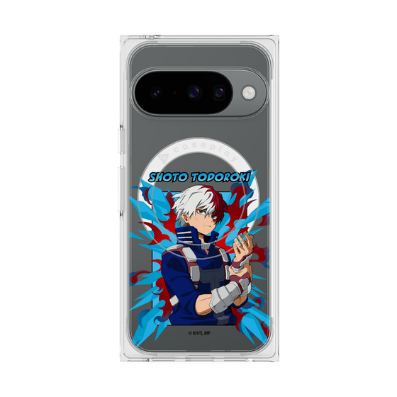 プレミアムスクエアケース with Pixelsnap［ 僕のヒーローアカデミア - ポップ - 轟 焦凍 ］