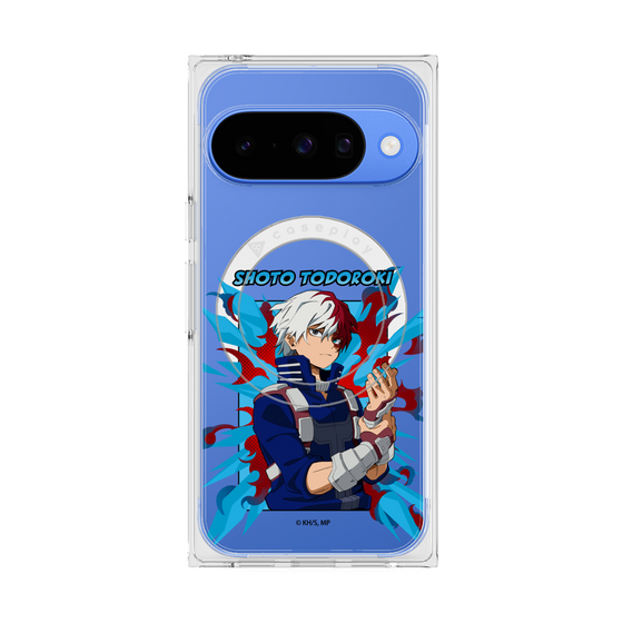 プレミアムスクエアケース with Pixelsnap［ 僕のヒーローアカデミア - ポップ - 轟 焦凍 ］