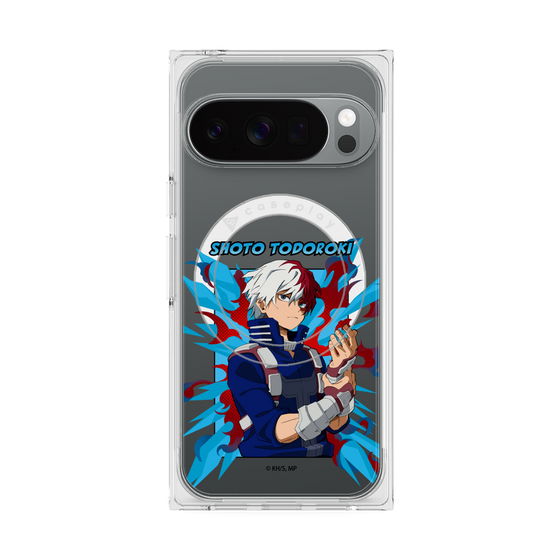 プレミアムスクエアケース with Pixelsnap［ 僕のヒーローアカデミア - ポップ - 轟 焦凍 ］