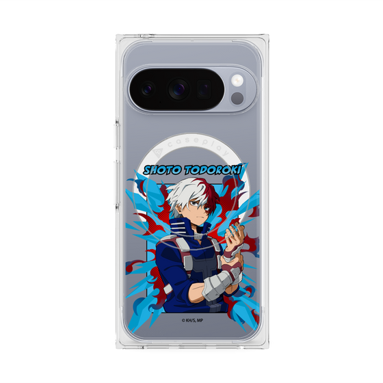 プレミアムスクエアケース with Pixelsnap［ 僕のヒーローアカデミア - ポップ - 轟 焦凍 ］