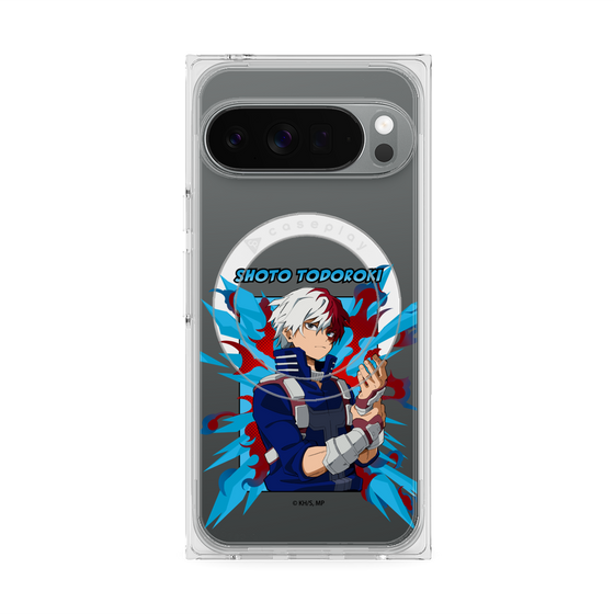 プレミアムスクエアケース with Pixelsnap［ 僕のヒーローアカデミア - ポップ - 轟 焦凍 ］