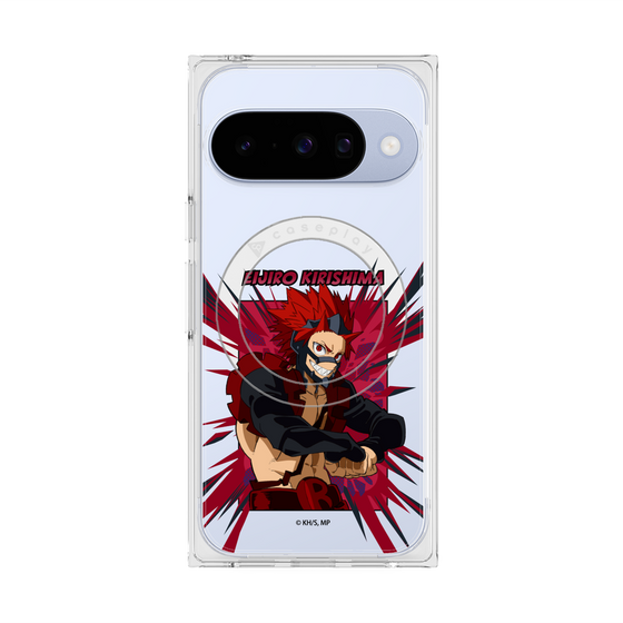 プレミアムスクエアケース with Pixelsnap［ 僕のヒーローアカデミア - ポップ - 切島 鋭児郎 ］