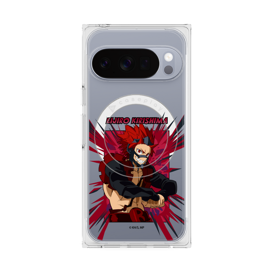 プレミアムスクエアケース with Pixelsnap［ 僕のヒーローアカデミア - ポップ - 切島 鋭児郎 ］