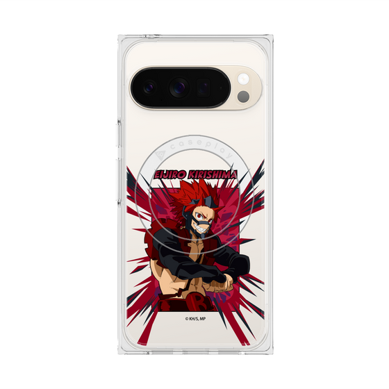 プレミアムスクエアケース with Pixelsnap［ 僕のヒーローアカデミア - ポップ - 切島 鋭児郎 ］