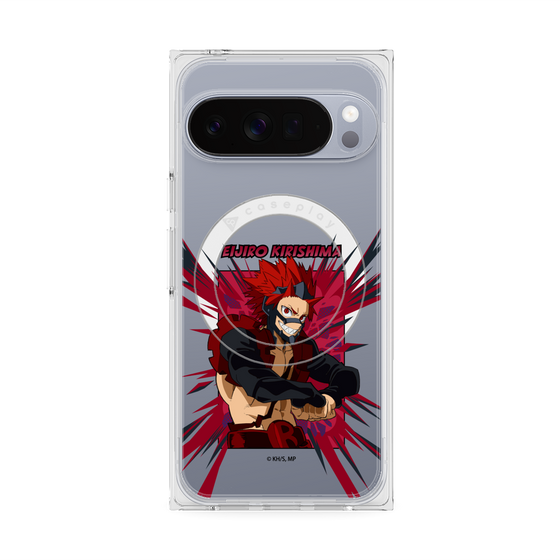 プレミアムスクエアケース with Pixelsnap［ 僕のヒーローアカデミア - ポップ - 切島 鋭児郎 ］