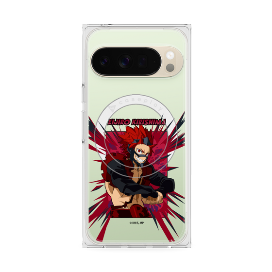 プレミアムスクエアケース with Pixelsnap［ 僕のヒーローアカデミア - ポップ - 切島 鋭児郎 ］