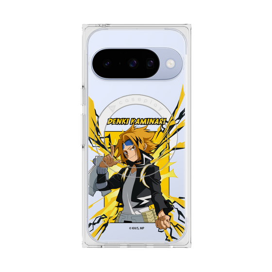 プレミアムスクエアケース with Pixelsnap［ 僕のヒーローアカデミア - ポップ - 上鳴 電気 ］