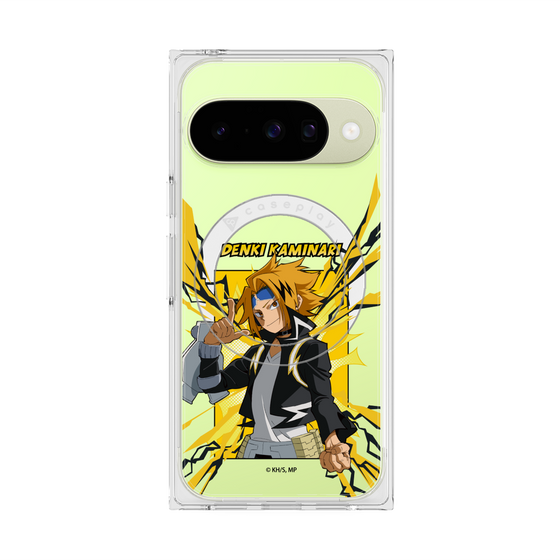 プレミアムスクエアケース with Pixelsnap［ 僕のヒーローアカデミア - ポップ - 上鳴 電気 ］