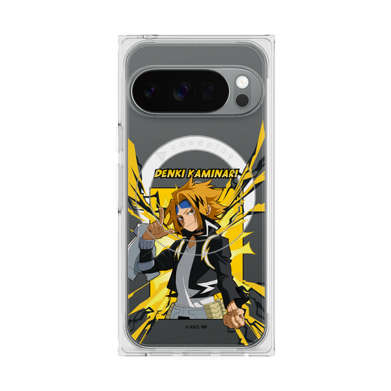 プレミアムスクエアケース with Pixelsnap［ 僕のヒーローアカデミア - ポップ - 上鳴 電気 ］