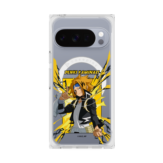 プレミアムスクエアケース with Pixelsnap［ 僕のヒーローアカデミア - ポップ - 上鳴 電気 ］