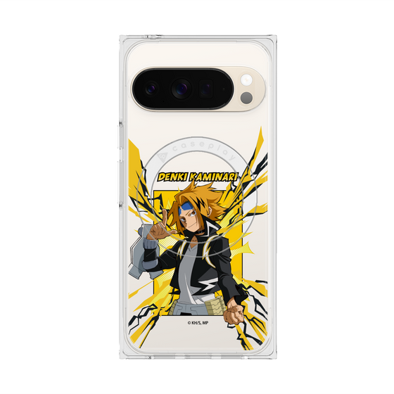 プレミアムスクエアケース with Pixelsnap［ 僕のヒーローアカデミア - ポップ - 上鳴 電気 ］