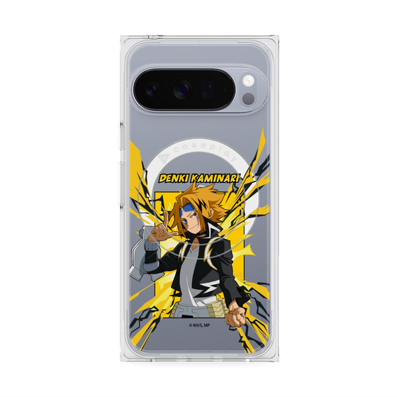 プレミアムスクエアケース with Pixelsnap［ 僕のヒーローアカデミア - ポップ - 上鳴 電気 ］