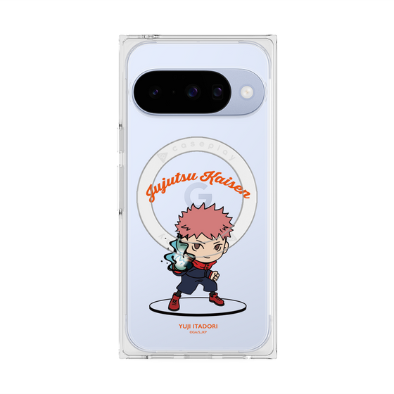 プレミアムスクエアケース with Pixelsnap［ 呪術廻戦 - ミニキャラ - 虎杖 悠仁 ］