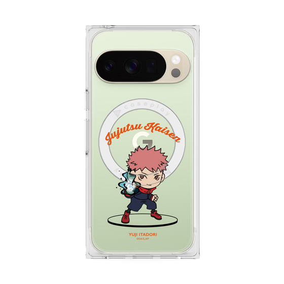プレミアムスクエアケース with Pixelsnap［ 呪術廻戦 - ミニキャラ - 虎杖 悠仁 ］