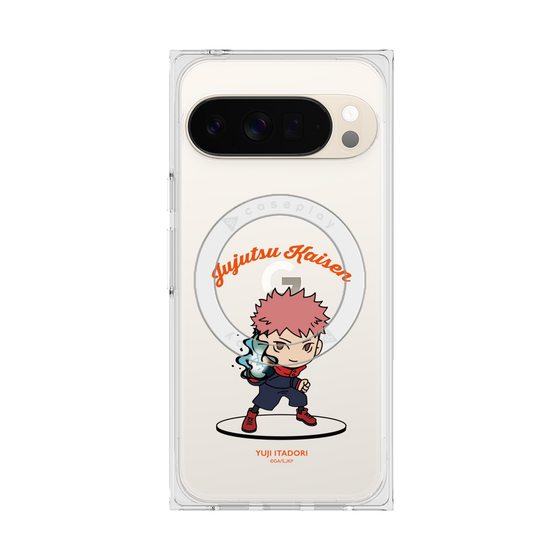 プレミアムスクエアケース with Pixelsnap［ 呪術廻戦 - ミニキャラ - 虎杖 悠仁 ］
